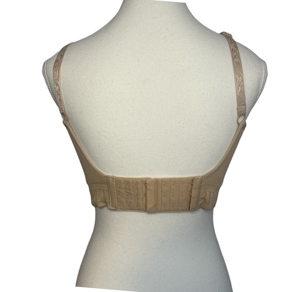 Kindred Bravely Nursing Bra Wireless Clip-Down Cups Soft Beige M Band Extender - Picture 3 of 8